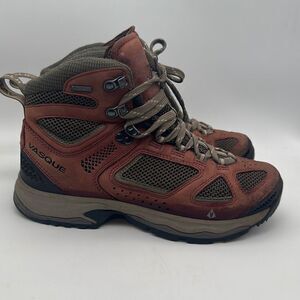Vasque Breeze III Hiking Boots Women's Leather Nylon Gore-Tex‎ Vibram - US 8